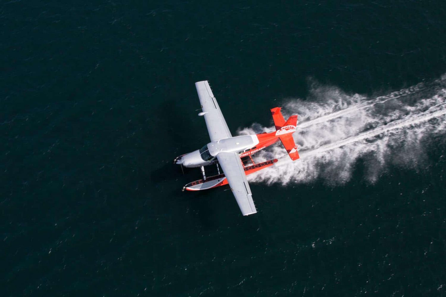 Sydney Seaplanes SXF Take Off Above View